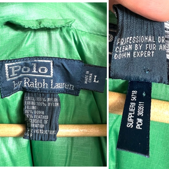 🚫SOLD! VINTAGE |•POLO BY RALPH LAUREN•| AMAZING Big Down Puffer Jacket - Picture 12 of 16